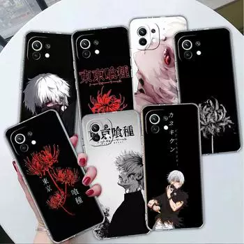 Прозрачный чехол для Xiaomi Mi Poco X3 NFC M3 Pro F3 F1 11 Lite 12 Note 10 11T 9T, прозрачный чехол для телефона в стиле аниме Tokyo Ghoul Suave Xiaomi Poco F3