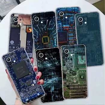 Прозрачный чехол для Xiaomi Mi Poco X3 NFC M3 Pro F3 F1 11 Lite 12 Note 10 11T 9T, прозрачный чехол для телефона, основная плата Redmi Note 9S