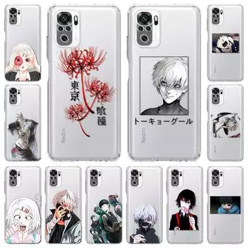 Прозрачный чехол для Xiaomi Redmi Note 10 9S 9 8 Pro 10S 7 9C 8T 9A K40 9T 7A 8A силиконовый чехол для телефона аниме Токио вурдалак Redmi K40