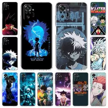 Прозрачный чехол для Xiaomi Redmi Note 10 9 8 Pro 9S 10S 7 K40 9A 8T 9C 9T 8A, силиконовый чехол для телефона, мягкий чехол Hunter X Hunter Funda Redmi K40