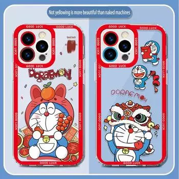 Прозрачный чехол Doraemon Apple 15PLUS Lens Red Lion Dance для iPhone 8/7. iPhone15PROMAX