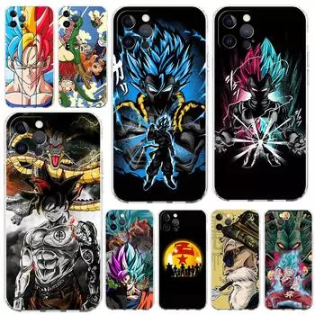 Прозрачный чехол Dragon-Ball для Apple iPhone 14 11 13 12 Pro 7 8 Plus XR X XS Max 6 6S 14Pro силиконовый чехол для телефона iPhone 14 Pro Max
