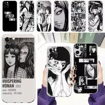 Прозрачный чехол Junji Ito Tomie Tees для Apple iPhone 11 12 Pro Max 7 8 Plus XR SE 2020 X XS 6 6S 5 5S, мягкий чехол для телефона Funda iPhone 5 5S SE