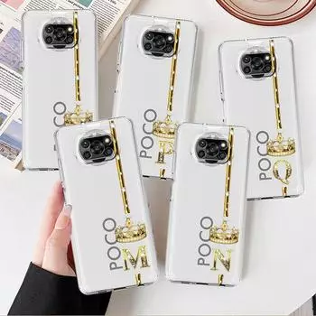 Прозрачный чехол MRP из розового золота с 26 буквами для Xiaomi Mi Poco X3 NFC M3 Pro F3 F1 11 Lite 12 Redmi Note 10 9S 8 7 9, мягкий чехол для телефона Xiaomi Poco M3