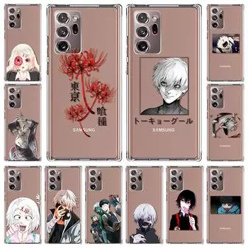 Прозрачный чехол с изображением аниме «Токийский гуль» для Samsung Galaxy Note 10 Lite 20 Ultra 9 8 S21 Plus S20 FE S10 S9 S8, силиконовый чехол для телефона Samsung S8 Plus