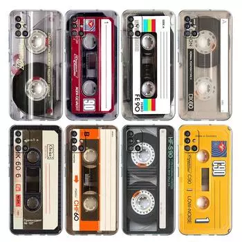 Прозрачный чехол с магнитной радиолентой для Samsung Galaxy A52 A12 A51 A32 A21s A71 A32 A22 50 A70 A31 A72 5G, чехол для телефона Samsung A03