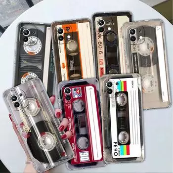 Прозрачный чехол с магнитной радиолентой для Xiaomi Mi Poco X3 NFC M3 Pro F3 F1 11 Lite 12 Note 10 11T 9T, прозрачный чехол для телефона Redmi Note 9S