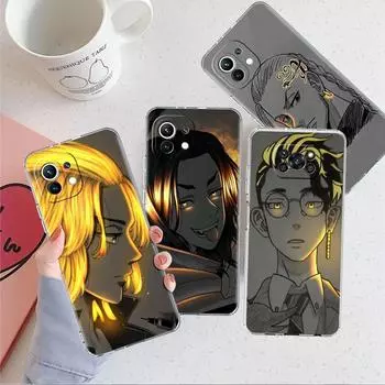 Прозрачный чехол с японским аниме «Токио Мстители» для Xiaomi Mi Poco X3 NFC M3 Pro F3 F1 11 Lite 12 Note 10 11T 9T, прозрачный чехол для телефона Xiaomi Poco F3