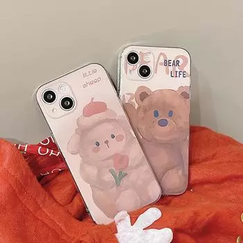 Прозрачный чехол Zhitai Cartoon для iPhone 15 Pro, Apple 14, Meizu, OPPO iPhone 14 Plus