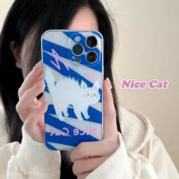 Прозрачный чехол Zhitai Cartoon для iPhone 15, Apple 14 Pro, Huawei P40, OPPO, Xiaomi, Vivo iPhone 6