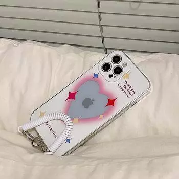 Прозрачный чехол Zhitai с ремешком для iPhone 15, Apple 13 Pro, Xiaomi 11, Huawei Mate 60 iPhone 14 Pro