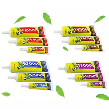 Прозрачный черный ремонт рамки клея для телефона ЖК-экран задняя крышка ремонт B7000 Transparent 15ml