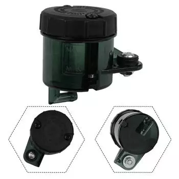 Прозрачный черный резервуар для жидкости главного цилиндра сцепления мотоцикла, масляный бак, совместим со всеми основными марками мотоциклов CHINA