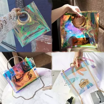 Прозрачный цветной лазерный прозрачный волшебный цветной фильм Iris DIY лазерная бумага ПВХ 20cm*30cm