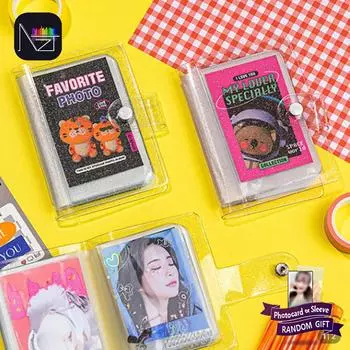 Прозрачный держатель для фотокарточек Polku Tick-Tock, 12 листов, 24 кармана (3 варианта) 3pcs