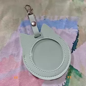 Прозрачный держатель для карт, милый чехол для хранения значков, защитный держатель для фотокарт, сумка для хранения карт Idol, кулон, канцелярские принадлежности для студентов