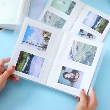 Прозрачный держатель для карточек DIY Collect Book Новый фотоальбом Idol Star 3 inch-80 Pockets