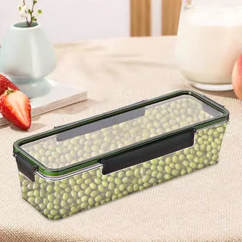 Прозрачный держатель для пасты с герметичным уплотнением — решение для хранения продуктов в кладовой 1.5L