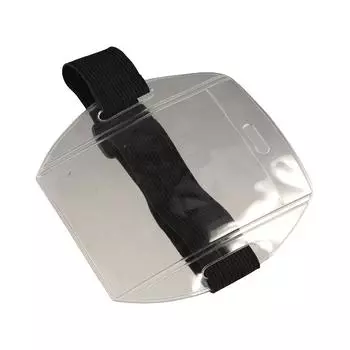 Прозрачный держатель для удостоверения личности на руку, светоотражающий чехол для наручной карты, держатель для удостоверения личности для женщин Magic tape