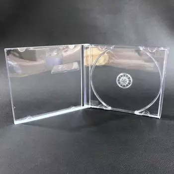 Прозрачный диск CD Box Защитный чехол для хранения одного диска с защитой от царапин Домашний кинотеатр Магазин