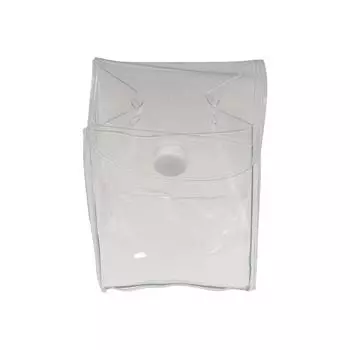 Прозрачный дисплей для кукол, брелок для витрины, прозрачная сумка для хранения кукол, коробки для рукоделия pink-with keychain