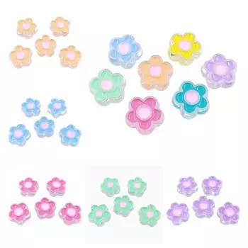 Прозрачный DIY материал ручной работы капля масла модные ювелирные изделия аксессуары для ожерелья 5 шт. изготовление браслетов большие сливовые бусины аксессуары озеро синий