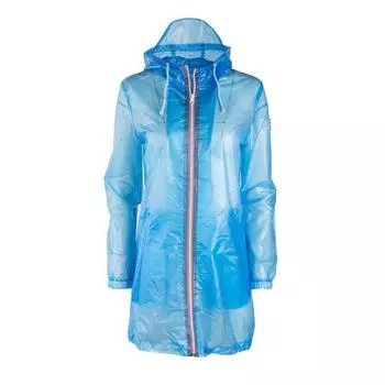 Прозрачный дождево-синий плащ Женский LA PETITE ETOILE L синий
