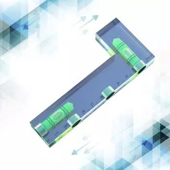 Прозрачный двунаправленный уровень с сильным магнитом. Надежный и удобный уровень. Универсальный пластиковый уровень для обустройства дома.