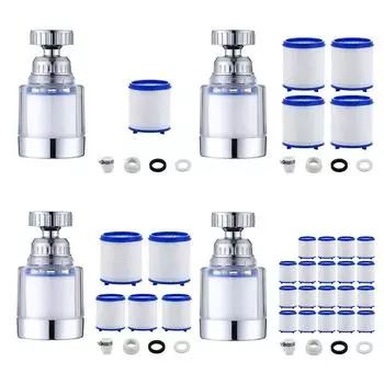 Прозрачный фильтр для водопроводной воды в Великобритании. Удобная насадка для удаления накипи. Подходит для A