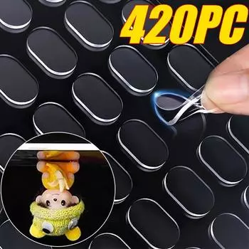 Прозрачный фиксированный пластырь, прочные самоклеящиеся прозрачные клеевые подушечки, постер, настенная самоклеящаяся наклейка, водонепроницаемые принадлежности для рукоделия A-1 sheets (40 pieces)