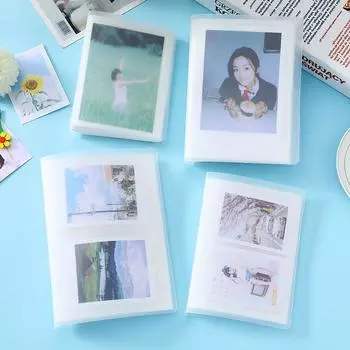Прозрачный фотоальбом DIY Collect Book Новый держатель для фотокарт Idol Star 3 inch-80 Pockets