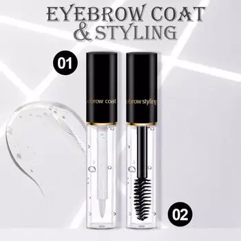 Прозрачный гель для фиксации бровей, водостойкий и устойчивый к поту герметик для бровей, верхнее покрытие для фиксации бровей для идеальных бровей, стойкость 24 часа