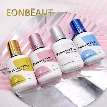 Прозрачный гель для удаления ресниц, клей для наращивания ресниц, 15 г, клей для наращивания ресниц, корейское средство для удаления накладных ресниц, инструменты для макияжа, синий, розовый, банан