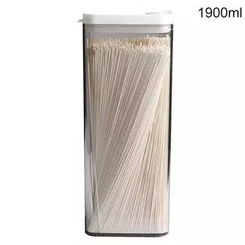 Прозрачный герметичный контейнер для хранения с крышкой, влагостойкий контейнер для кофе, закуски, зерновые, коробка для еды 700 мл 1100ml