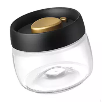 Прозрачный герметичный контейнер для кофейных зерен и закусок 500ml