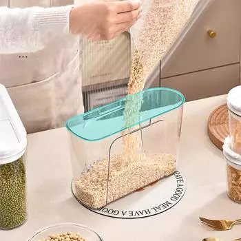 Прозрачный, герметичный, влагонепроницаемый и защищенный от насекомых резервуар для хранения различных зерен, резервуар для хранения зерна домашних животных