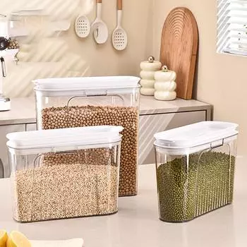 Прозрачный, герметичный, влагонепроницаемый и защищенный от насекомых резервуар для хранения различных зерен, резервуар для хранения зерна домашних животных