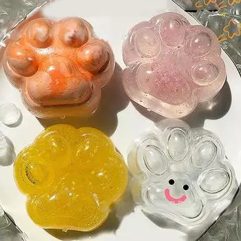 Прозрачный гигантский кошачий коготь, кожаный кошачий коготь, сделай сам, щипающая расслабляющая игрушка, декомпрессионная детская подарочная игрушка-украшение