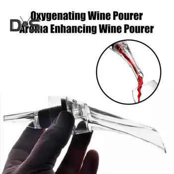 Прозрачный графин для вина, легко моющийся, герметичный носик для розлива вина для домашнего бара, вечеринки белый