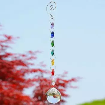 Прозрачный хрустальный шар, Радуга, Ловец Солнца, призмы, кулон, маятник, свадебный декор, подарок