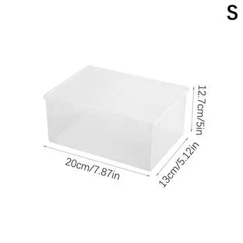 Прозрачный и пыленепроницаемый ящик для хранения компакт-дисков, домашний ящик для хранения DVD-дисков, компакт-дисков, комиксов, ящики для хранения, полки с защелкивающейся крышкой S