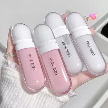 Прозрачный и увлажняющий блеск для губ, увлажняющее желе для пухлых губ, осветление линий губ, помада, базовый блеск для губ.