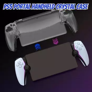 Прозрачный игровой чехол для PS5 Portal, прозрачный защитный чехол с полной защитой, ударопрочный, устойчивый к царапинам