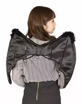 Прозрачный камень Party City Косплей Крыло ведьмы унисекс черный