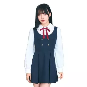[Прозрачный камень] Ulzzang Sailor Косплей Хэллоуин платье женское темно-синее