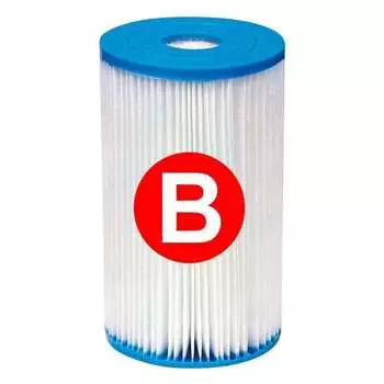 Прозрачный картридж для фильтра для бассейна Intex Krystal, размер B #29005 1pc как