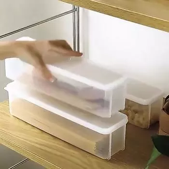 Прозрачный контейнер для хранения хлопьев 4 цвета коробка для спагетти кухонные принадлежности зелёный