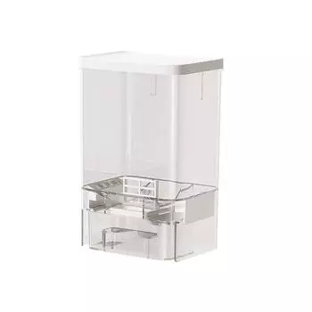 Прозрачный контейнер для хранения хлопьев, влагонепроницаемый контейнер для риса, герметичная банка для продуктов/бобов, дом прозрачный