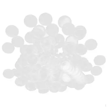 Прозрачный контейнер для монет на 100 монет в подарок 21mm