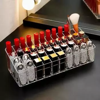 Прозрачный косметический макияж, акриловая кисть для макияжа, ящик для хранения инструментов, чехол для ручки, держатель для карандашей, настольный органайзер, инструмент для макияжа для стола